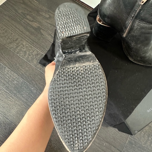 Alexander Wang Gabi Booties Rose Gold Size 7 - Picture 5 of 9